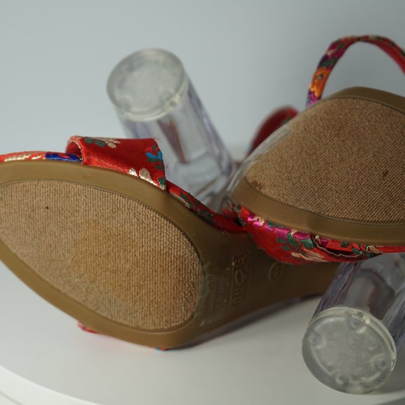 ROGUE Helium "UPRIGHT-03S" Round Heel Sandal Pump Sz7 (37) 7.5 READ - Picture 15 of 15